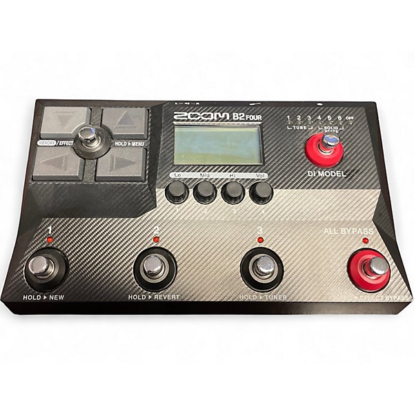 Used Zoom B2 Four Bass Effect Pedal