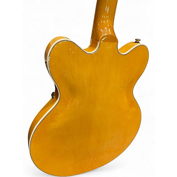 Used Gretsch Guitars Limited-Edition Center Block Cat-Eye With V-Stoptail Amber Hollow Body Electric Guitar