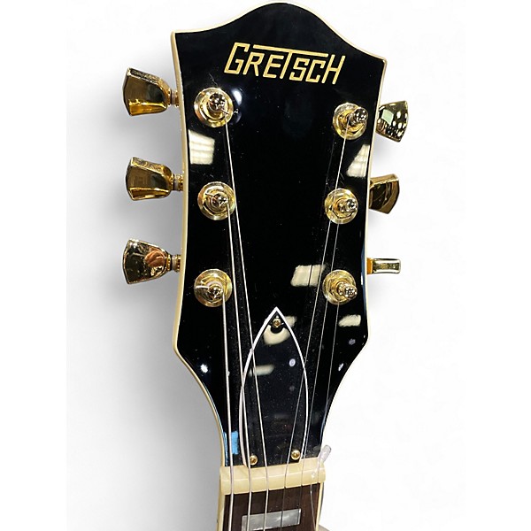 Used Gretsch Guitars Limited-Edition Center Block Cat-Eye With V-Stoptail Amber Hollow Body Electric Guitar
