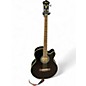 Used Ibanez AEB5E Black Acoustic Bass Guitar thumbnail