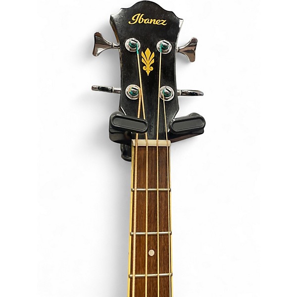 Used Ibanez AEB5E Black Acoustic Bass Guitar