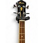 Used Ibanez AEB5E Black Acoustic Bass Guitar