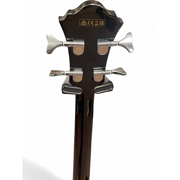 Used Ibanez AEB5E Black Acoustic Bass Guitar