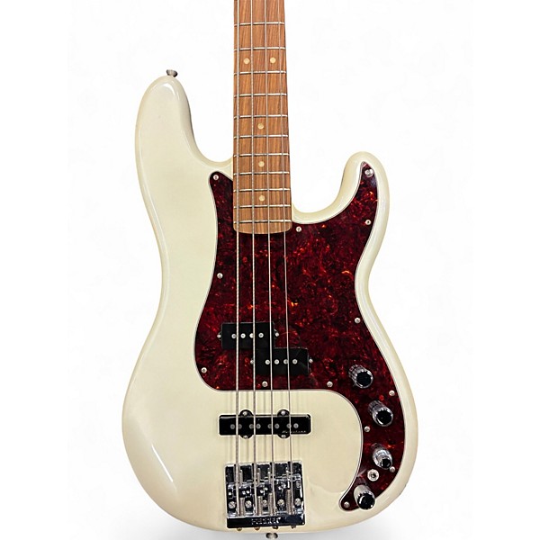 Used 2022 Fender Player Plus Active Precision Bass Olympic Pearl Electric Bass Guitar