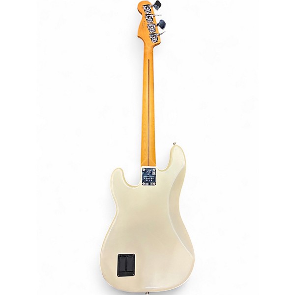 Used 2022 Fender Player Plus Active Precision Bass Olympic Pearl Electric Bass Guitar