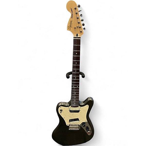 Used Squier Paranormal Super Sonic Graphite Metallic Solid Body Electric Guitar