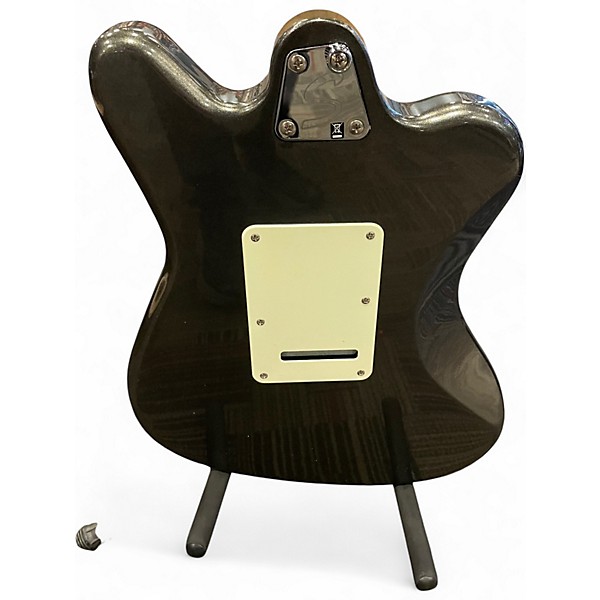 Used Squier Paranormal Super Sonic Graphite Metallic Solid Body Electric Guitar