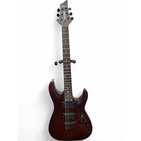 Used Schecter Guitar Research Omen 6 Walnut Solid Body Electric Guitar