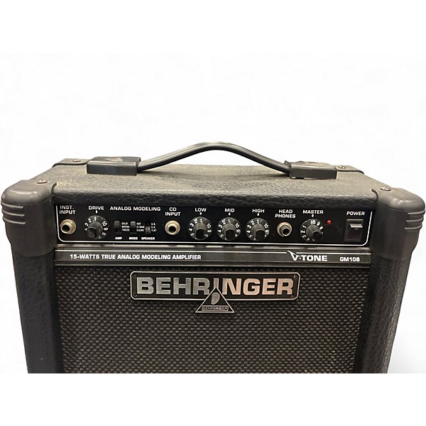Used Behringer V-Tone GM108 15W Guitar Combo Amp