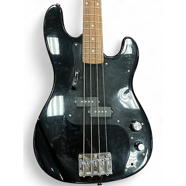 Used Epiphone Bat Wing Accu Black Electric Bass Guitar