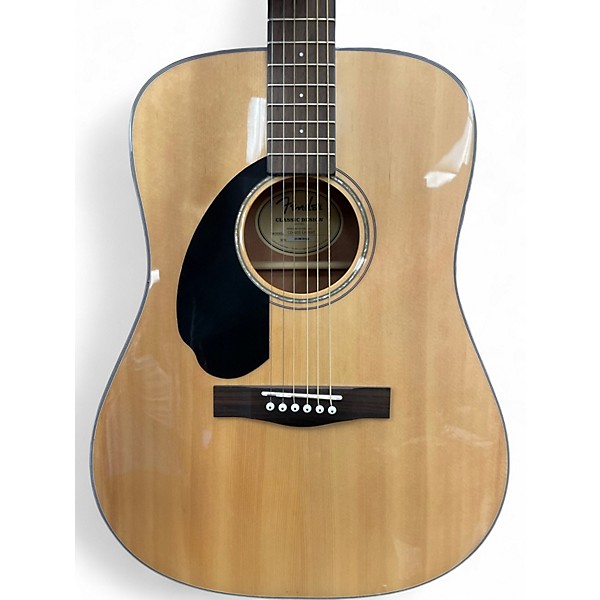 Used Fender CD60S LH Natural Acoustic Guitar