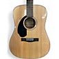 Used Fender CD60S LH Natural Acoustic Guitar