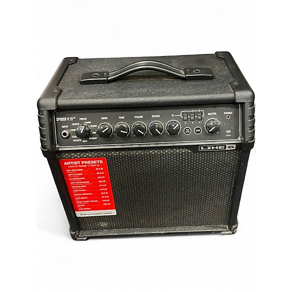 Used Line 6 SPIDER V20 Guitar Combo Amp
