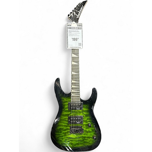 Used Jackson DINKY JS20 Green Solid Body Electric Guitar