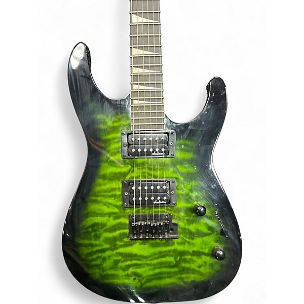 Used Jackson DINKY JS20 Green Solid Body Electric Guitar