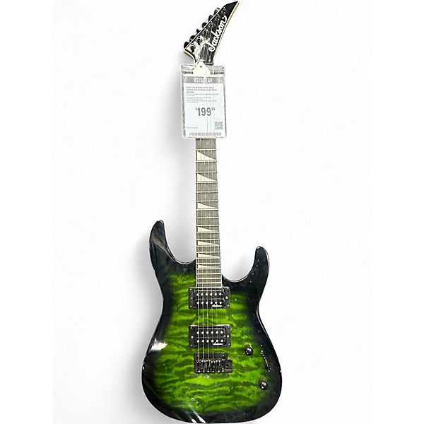 Used Jackson DINKY JS20 Green Solid Body Electric Guitar