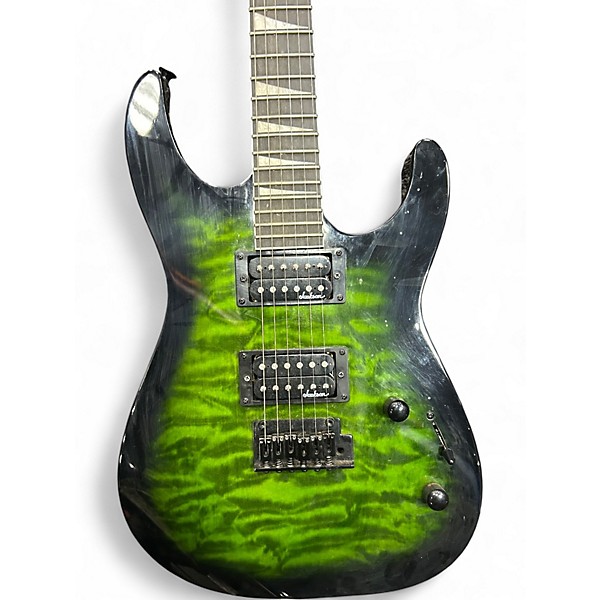 Used Jackson DINKY JS20 Green Solid Body Electric Guitar
