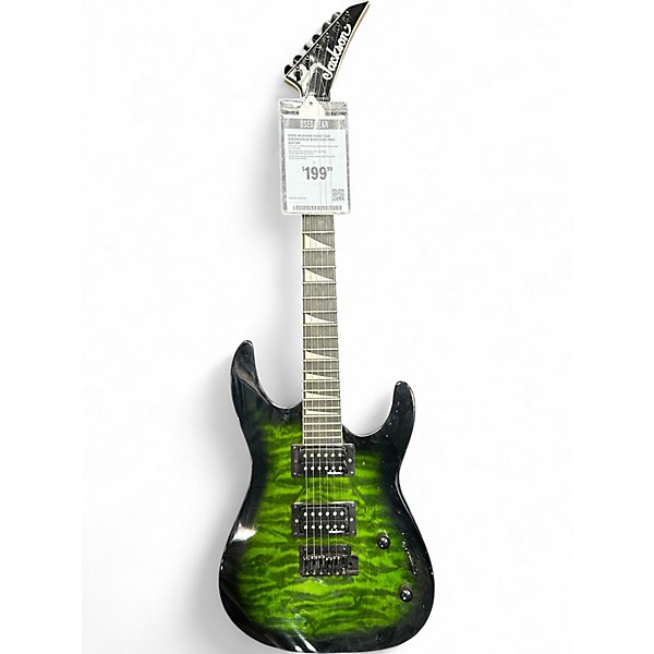 Used Jackson DINKY JS20 Green Solid Body Electric Guitar