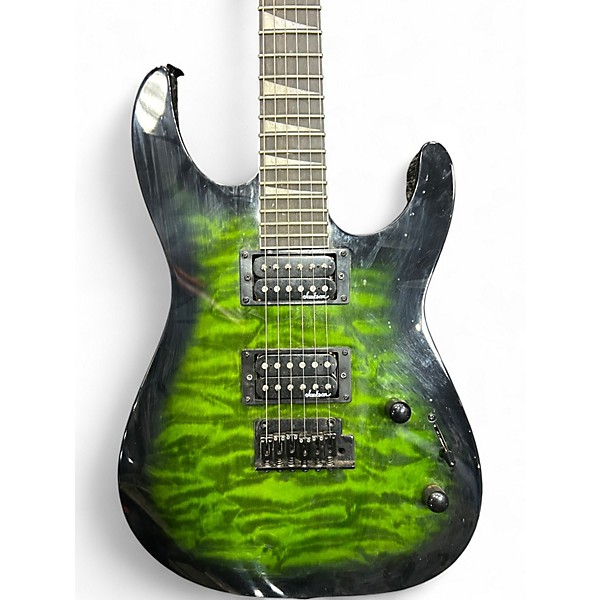 Used Jackson DINKY JS20 Green Solid Body Electric Guitar
