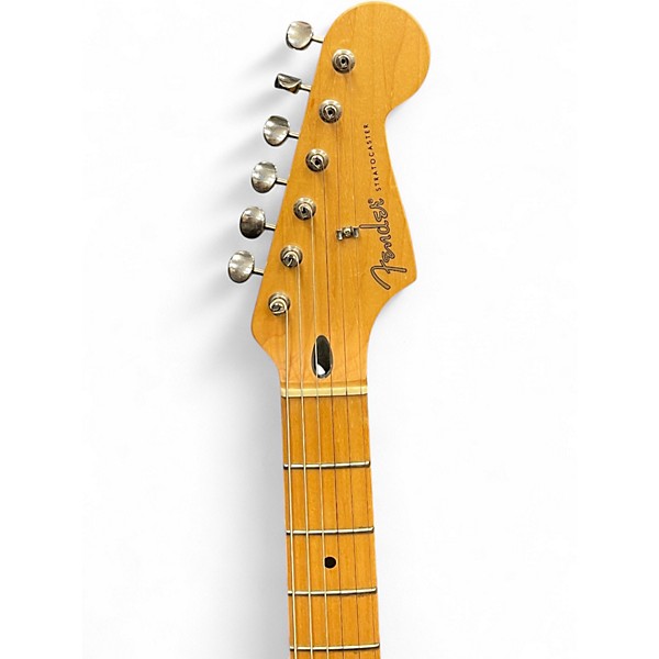 Used Fender JIMMY VAUGHN STRATOCASTER Sunburst Solid Body Electric Guitar