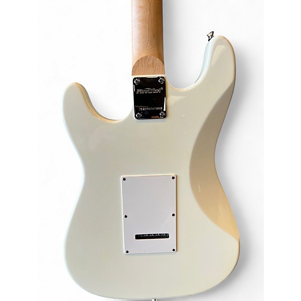 Used First Act Strat Style White Solid Body Electric Guitar