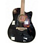 Used Yamaha FGX720SCA Black Acoustic Guitar