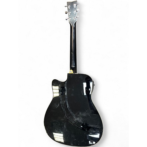 Used Yamaha FGX720SCA Black Acoustic Guitar