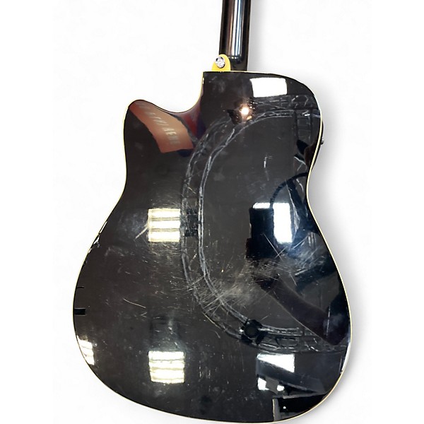 Used Yamaha FGX720SCA Black Acoustic Guitar