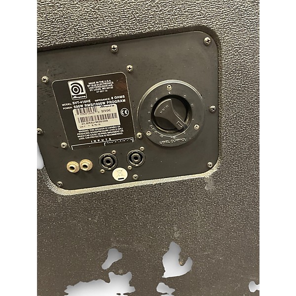 Used Ampeg Classic Series SVT410HLF 500W 4x10 Bass Cabinet
