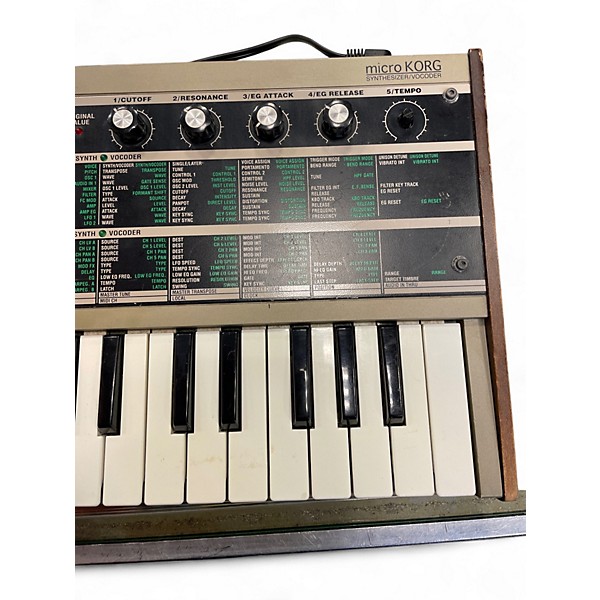 Used KORG Micro Korg 37 Key Synthesizer