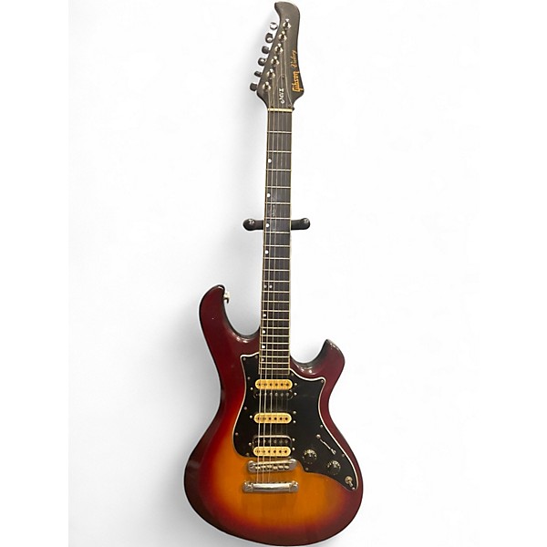 Vintage 1981 Gibson victory mv X Cherry Sunburst Solid Body Electric Guitar