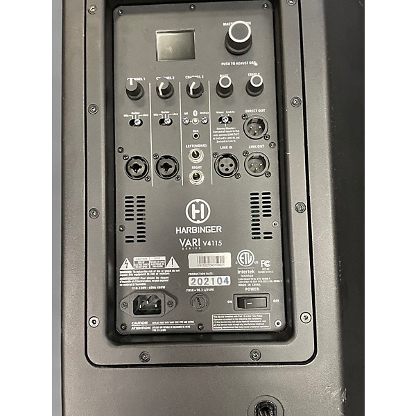 Used Harbinger VARI V4115 Powered Speaker