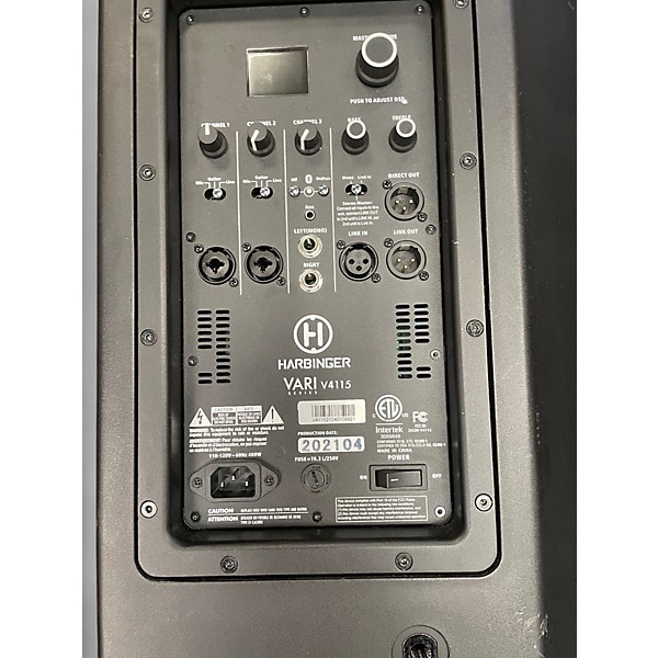 Used Harbinger VARI V4115 Powered Speaker