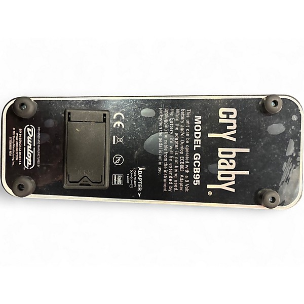 Used Dunlop GCB95 Original Crybaby Wah Effect Pedal