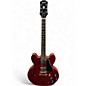 Used Epiphone ES335 Red Hollow Body Electric Guitar thumbnail