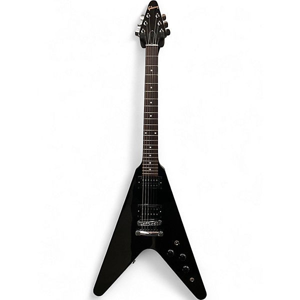 Used Gibson 80s Flying V Ebony Solid Body Electric Guitar