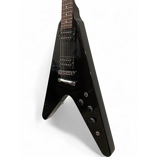 Used Gibson 80s Flying V Ebony Solid Body Electric Guitar