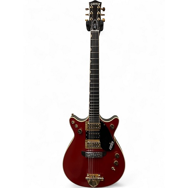 Used Gretsch Guitars G6131-MY Malcolm Young Signature Jet Satin Red Solid Body Electric Guitar