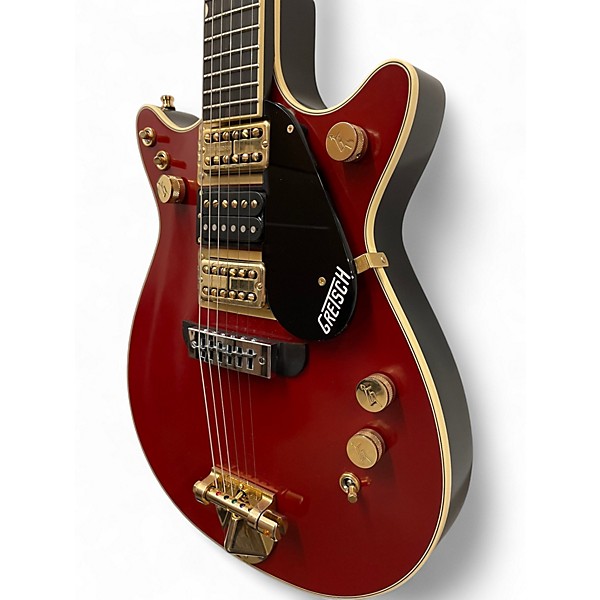 Used Gretsch Guitars G6131-MY Malcolm Young Signature Jet Satin Red Solid Body Electric Guitar