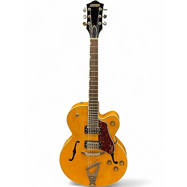 Used Gretsch Guitars G 2420 Streamliner Hollowbody With Chromatic II Tailpiece Amber Hollow Body Electric Guitar