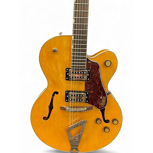 Used Gretsch Guitars G 2420 Streamliner Hollowbody With Chromatic II Tailpiece Amber Hollow Body Electric Guitar