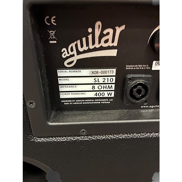 Used Aguilar SL210 400W 2X10 Bass Cabinet