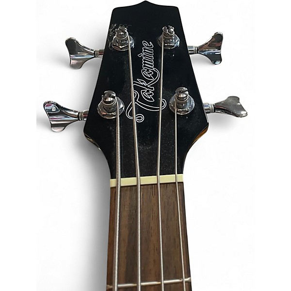 Used Takamine GB30CE Black Acoustic Bass Guitar