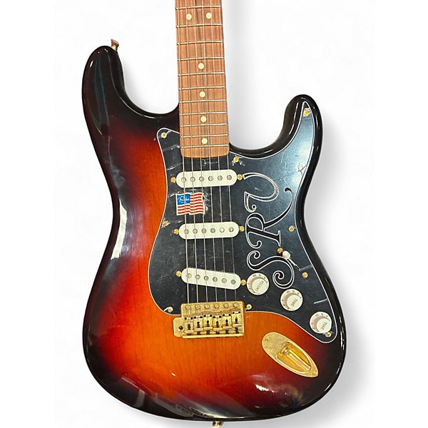 Used 2013 Fender Artist Series Stevie Ray Vaughan Stratocaster 3 Tone Sunburst Solid Body Electric Guitar