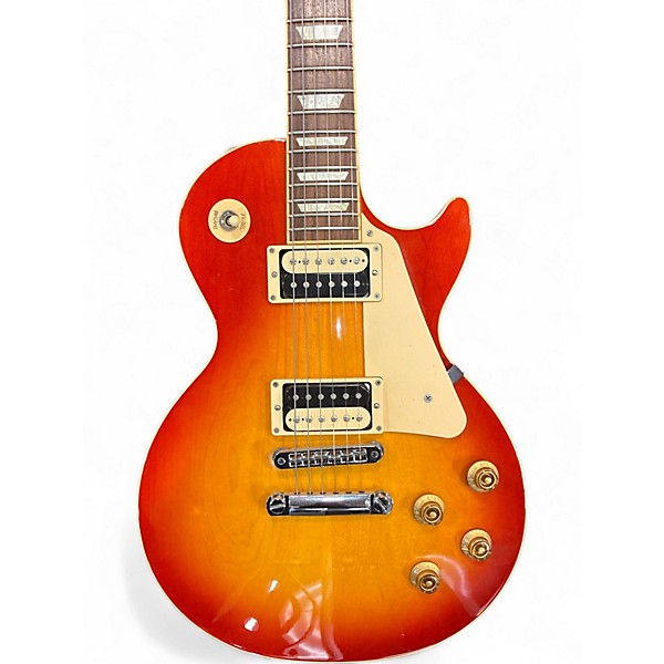 Used 2012 Gibson Les Paul Traditional Pro V Satin Top Heritage Cherry Sunburst Solid Body Electric Guitar