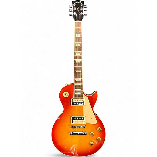 Used 2012 Gibson Les Paul Traditional Pro V Satin Top Heritage Cherry Sunburst Solid Body Electric Guitar