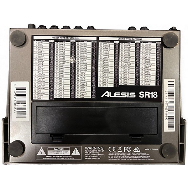Used Alesis SR18 Drum Machine