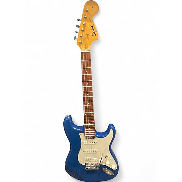 Used Squier Affinity Stratocaster Blue Solid Body Electric Guitar