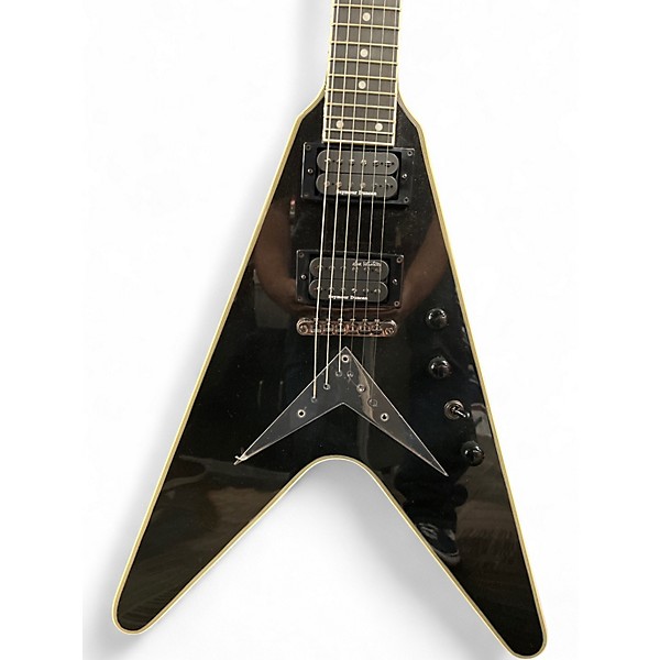 Used Epiphone DAVE MUSTAINE SIGNATURE FLYING V GREEN SPARKLE Solid Body Electric Guitar