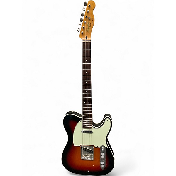 Used Squier CLASSIC VIBE 60'S TELECASTER 2 Tone Sunburst Solid Body Electric Guitar